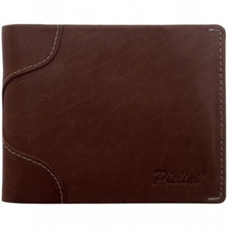 Cartera de Piel Hombre Pielini Mod 2055 MARRON