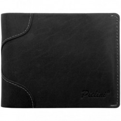 Cartera de Piel Hombre Pielini Mod 2055 NEGRO