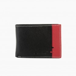 Cartera de Piel Hombre Pielini Mod 4149 NEGRO/ROJO