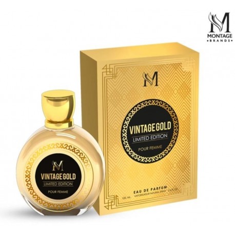 Vintage Gold Limited Edition Eau De Parfum Pour Femme 100Ml - Montage Brands
