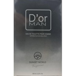 D' or Eau De Toilette Pour Homme Spray 100 ML - Sunset World Fragances