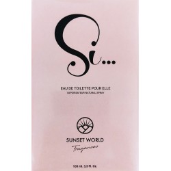 Si... Eau de Toilette Pour Elle Spray de 100 ml - Sunset World Fragances 