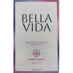 Bella vida Eau de Toilette Pour Femme Spray de 100 ml - Sunset World Fragances