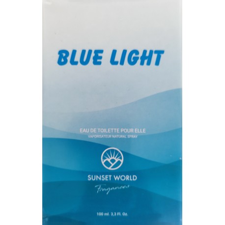Blue Light Eau de Toilette Pour Femme Spray de 100 ml - Sunset World Fragances