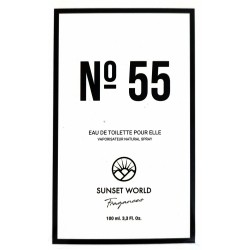 N° 55 Eau De Toilette Pour Elle Spray 100 ML - Sunset World Fragances