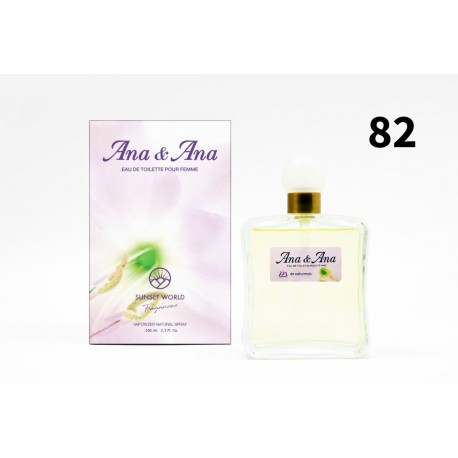 Ana & Ana Eau de Toilette Pour Elle Spray de 100 ml - Sunset World Fragances 