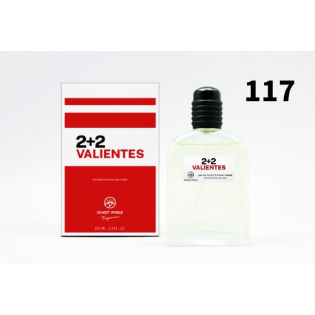 2+2 Valientes Pour Homme Eau De Toilette Spray 100 ML - Sunset World Fragances