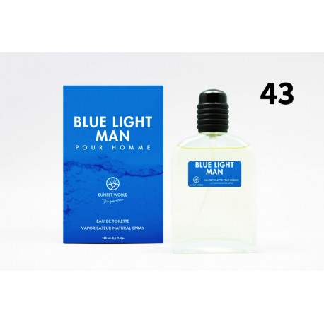 Blue Light Man Eau De Toilette Pour Homme Spray 100 ML - Sunset World Fragances