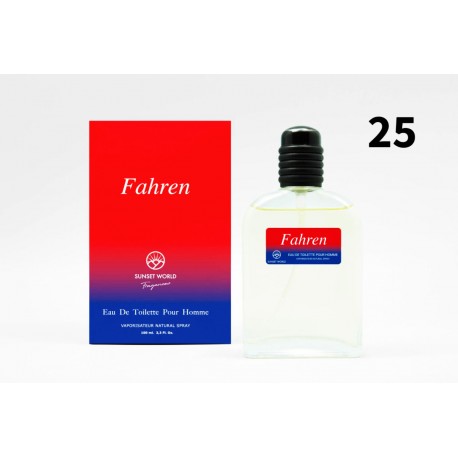 Fahren Eau De Toilette Pour Homme Spray 100 ML - Sunset World Fragances