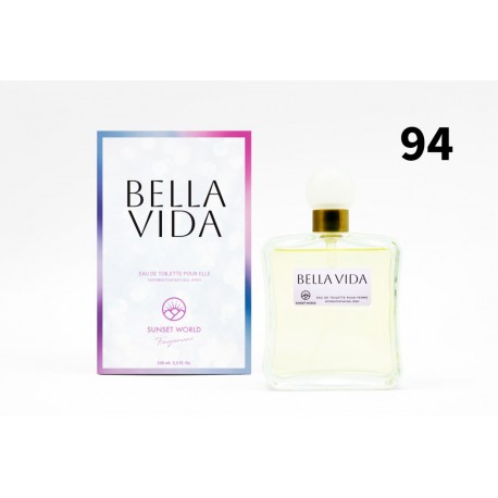 Bella vida Eau de Toilette Pour Femme Spray de 100 ml - Sunset World Fragances