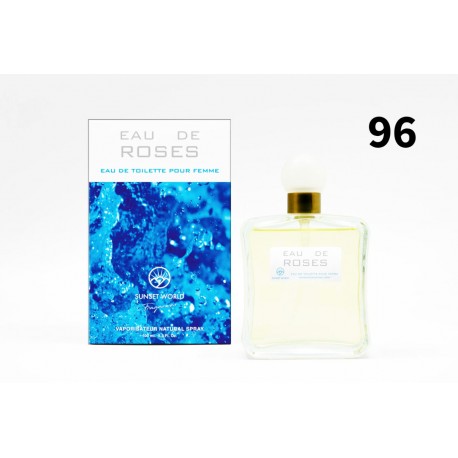 Eau de Roses Eau De Toilette Pour Femme Spray 100 ML - Sunset World Fragances