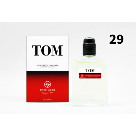 TOM Eau De Toilette Pour Homme Spray 100 ML - Sunset World Fragances