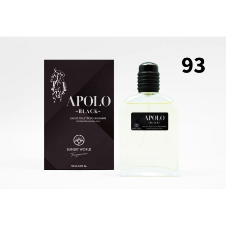 Apolo Black Eau De Toilette Pour Homme Spray 100 ML - Sunset World Fragances