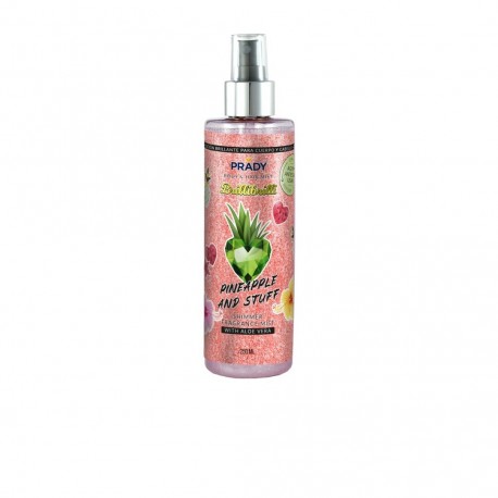 Body and Hair Mist Brillibrilli - Pineaple and Stuff Shimmer Fragrance Mist With Aloe Vera Spray 250 ML
