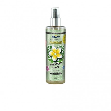 Body and Hair Mist Brillibrilli - Hahuaniian Tiare Shimmer Fragrance Mist With Aloe Vera Spray 250 ML