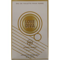 Diva Love Femme Eau De Toilette Spray 100 ML - Sunset World Fragances