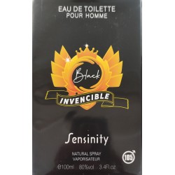 Invencible Black Pour Homme Eau De Toilette Spray 100 ML Sensinity 