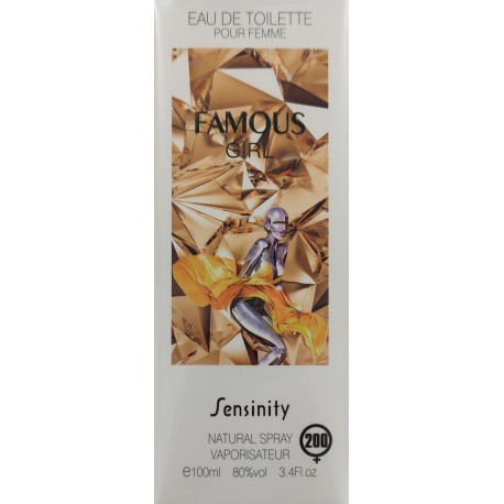 Famous Girl Pour Femme Eau De Toilette Spray 100 ML Sensinity 