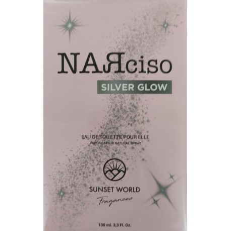 Narciso Silver Glow Eau de Toilette Pour Elle Spray de 100 ml - Sunset World Fragances 