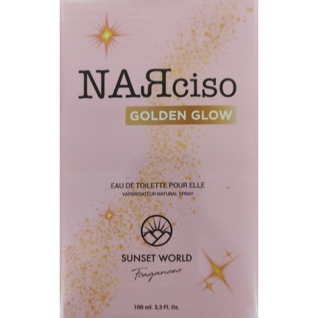 Narciso Gold Glow Eau de Toilette Pour Elle Spray de 100 ml - Sunset World Fragances 