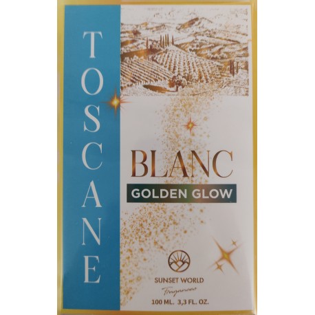Toscane Blanc Golden Glow Eau de Toilette Pour Femme Spray de 100 ml - Sunset World Fragances