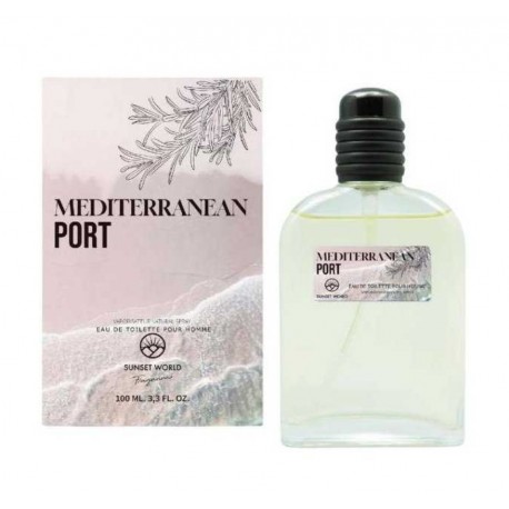 Mediterranean Port Eau De Toilette Pour Homme Spray 100 ML - Sunset World Fragances