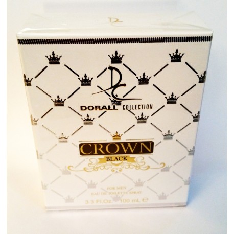 Crown Black For Men Eau De Toilette 100 ML - Dorall Collection