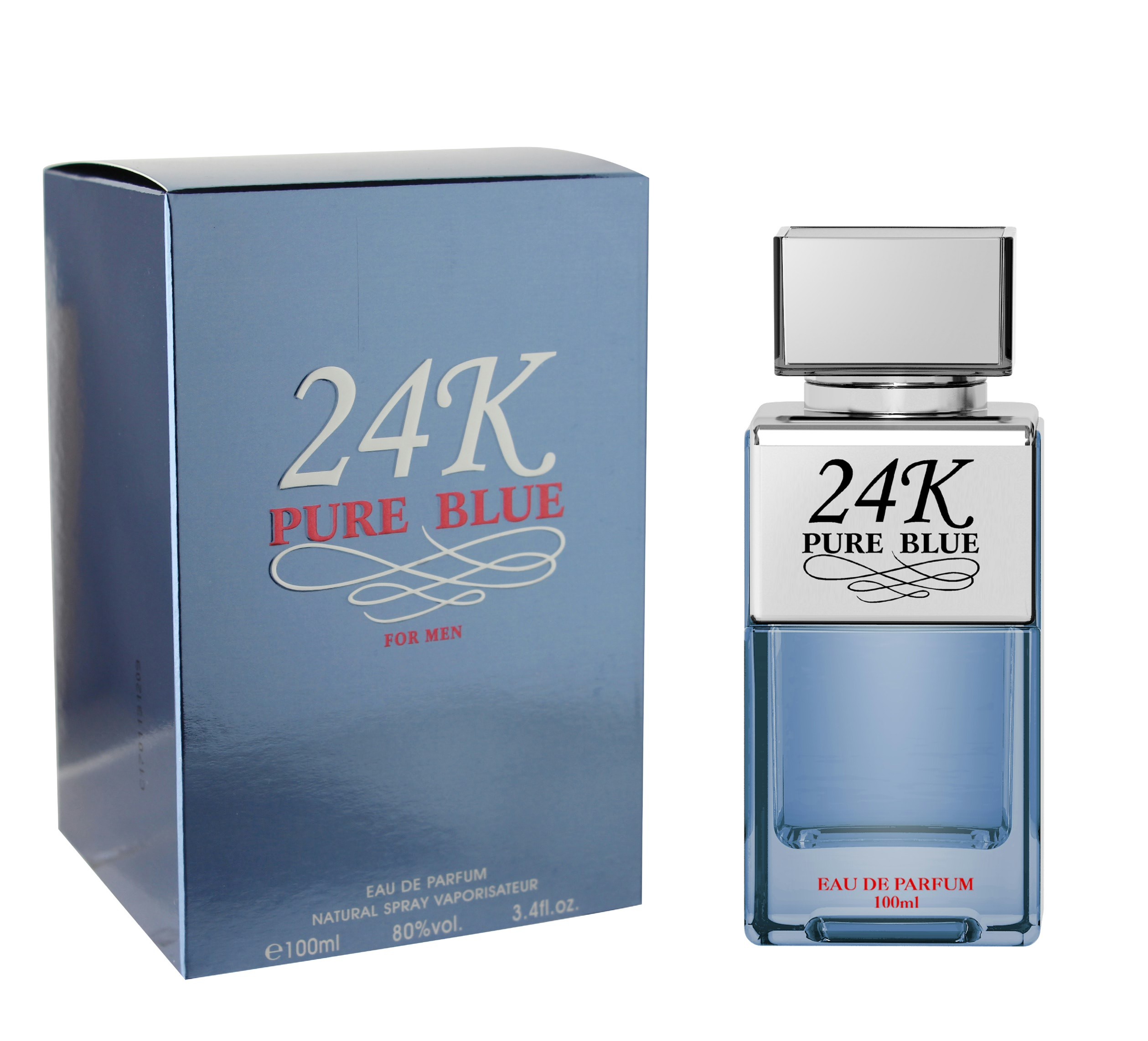 24k Pure Blue Pour Homme Eau de Parfum spray 100 ML 24k Pure Blue Pour Homme Eau de Parfum spray 100 ML