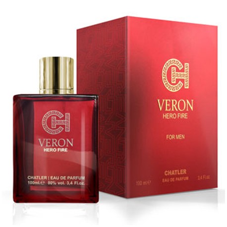 Chatler Veron Hero Fire - Eau de Parfum para Hombre 100 ml 