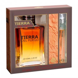 Tierra del Fuego Pour Homme Eau de Toilette Spray EDT 100ml + 10ml Tierra del Fuego - Real Time