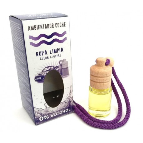 Ambientador para coche Perfume Ropa Limpia Naturmais 7,5 ml