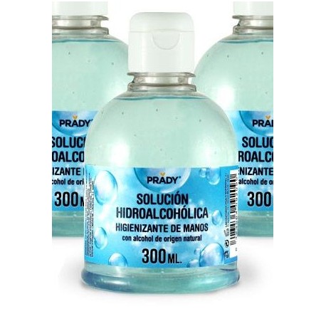 Higienizante de manos Hidroalcohólico Prady Bote 300 ML