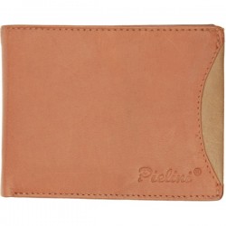 Cartera de Piel Hombre Pielini Mod 2030 Tan