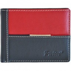 Cartera de Piel Hombre Pielini Mod 3122 Rojo