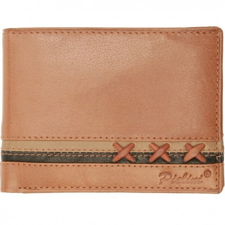 Cartera de Piel Hombre Pielini Mod 3160 Tan