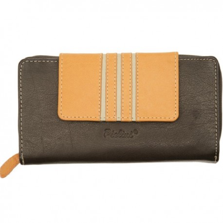 Cartera de Piel Mujer Pielini Mod 3191 Marrón